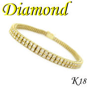 1-1512-06087 ATDR  ◆  K18 イエローゴールド ダイヤモンド 3.06ct ブレスレット
