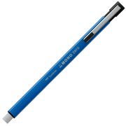 トンボ鉛筆 ホルダー消しゴム モノゼロメタル 角 ブルー EH-KUMS41