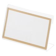 クラウン L型カード立アクリル製 CR-KD800-T 00006101