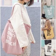 バッグ　キャンバス　トートバッグ　英文字　韓国　ファッション　学生　ショルダーバッグ