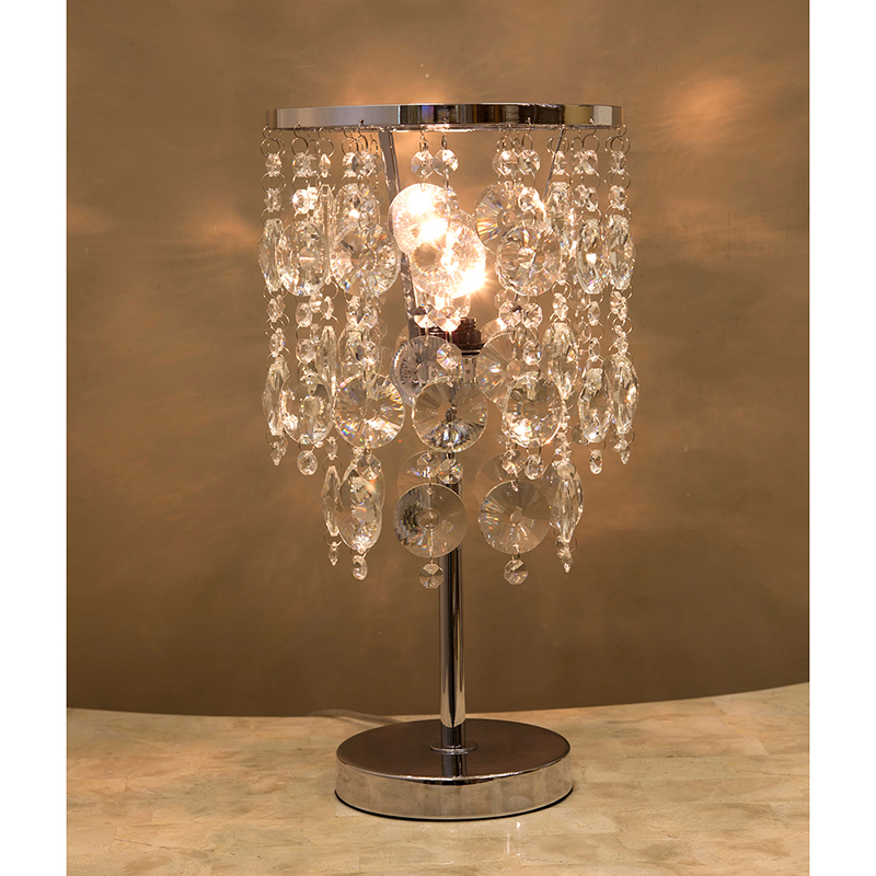 LED電球対応☆ガラスシャンデリア☆4灯テーブルランプ ケウェウス