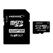 HIDISC microSDXCカード 512GB A2 V30 CLASS10 UH