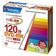 三菱化学メディア 録画用DVD-RW X2 10枚ケース VHW12NP10V1 00055197