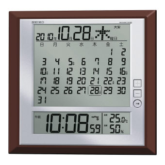 （クロック／ウォッチ）セイコー マンスリーカレンダー電波時計 SQ421B