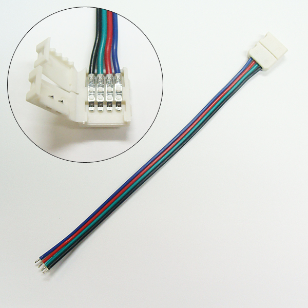 LEDテープ用 延長用コネクタ 12V RGB 5050SMD用 延長 / コネクタ / コネクター / 5050 / SMD