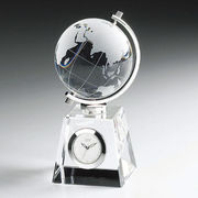 （ステーショナリー）グラスワークスナルミ グローブ クロック GW1000-11011