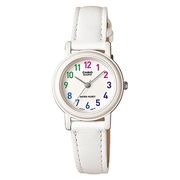 CASIO腕時計 アナログ表示 丸形 革ベルト LQ-139L-7B チプカシ レディース腕時計