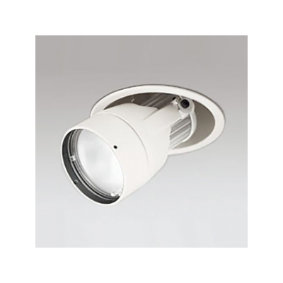 LEDダウンスポットライト M形 φ100 JR12V-50W形 高効率形 スプレッド配光 連続調光 オフホワイト 白色形