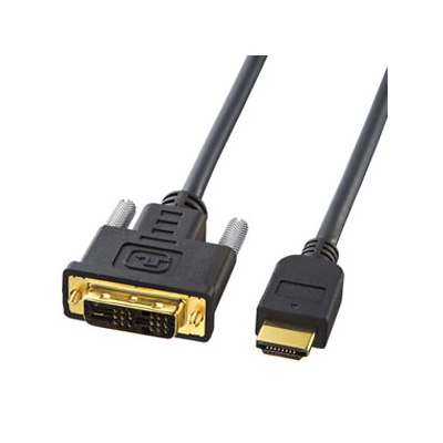 HDMI-DVIケーブル DVIプラグ-HDMIプラグ 5m