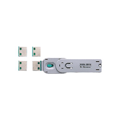 USBコネクタ取付セキュリティ グリーン