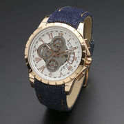 正規品SalvatoreMarra腕時計サルバトーレマーラ SM13119D-PGWH/BL クロノグラフ 革ベルト メンズ腕時計