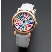 正規品AMORE DOLCE腕時計アモーレドルチェ AD18303-PGWHCL/WH ラウンド 革バンド レディース腕時計
