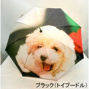 【雨傘】【長傘】ポンジーデジタル全面プリントドッグ柄ジャンプ雨傘