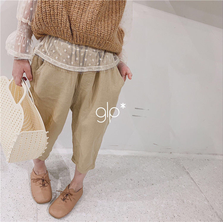 女の子ファッション 春夏 可愛い 子供服 流行のキッズ服 韓国ファッション カジュアル ロングパンツ Www Watsons Biz Id