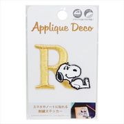 スヌーピー 刺繍 ステッカー R