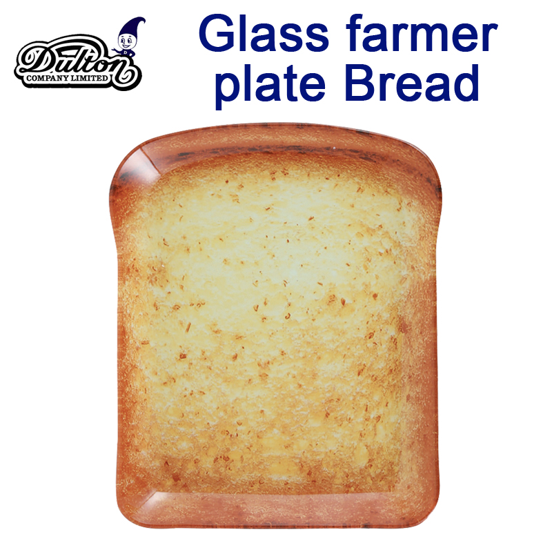 ■DULTON（ダルトン）■　Glass farmer plate Bread