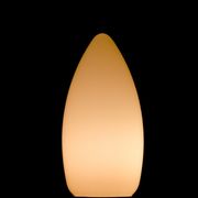 YAZAWA(ヤザワ）LED電球 C36シャンデリア形 ホワイトタイプ 10W形相当 電球色 口金E26　LDC1LG36WH