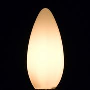 YAZAWA(ヤザワ）LED電球 C32シャンデリア形 ホワイトタイプ 25W形相当 電球色 口金E17　LDC2LG32E17WH