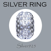 リング-10 / 1-2346 ◆ Silver925 シルバー 透かし リング