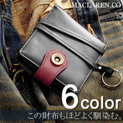 本革使用 ウォッシュ ドレザー 二つ折り財布 短財布 MC-0606 メンズ財布