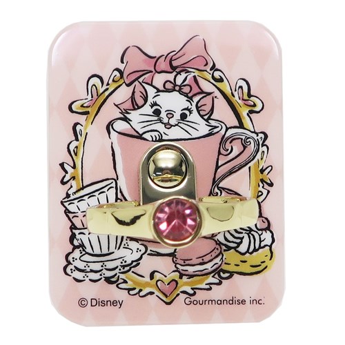 【スマホアクセその他】おしゃれキャット マリー ジュエリースマホリング/指輪型