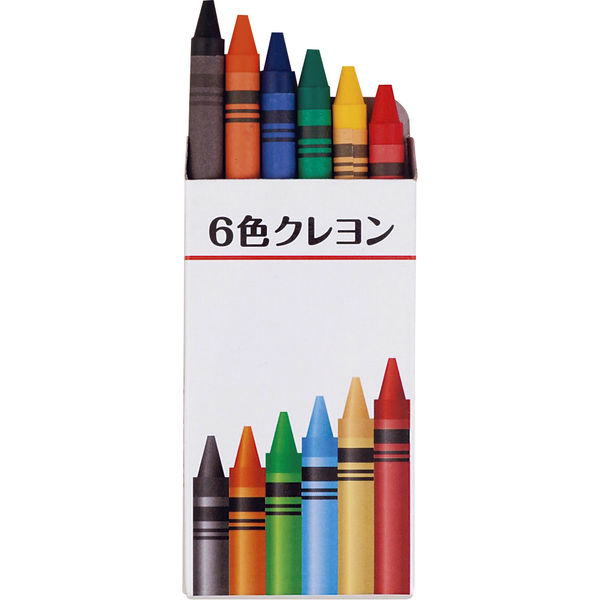 （4月より予約販売に変更）6色クレヨン SC-0601【取寄品】