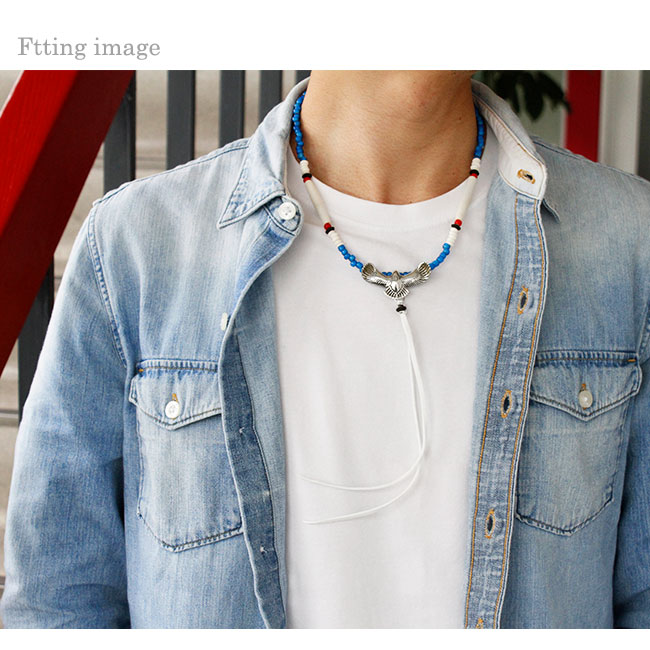 インディアンジュエリー ネックレス メンズ レディース シルバー925 ホワイトハート フェザー イーグル ファッション雑貨 株式会社 アジアンアーツ 問屋 仕入れ 卸 卸売の専門 仕入れならnetsea