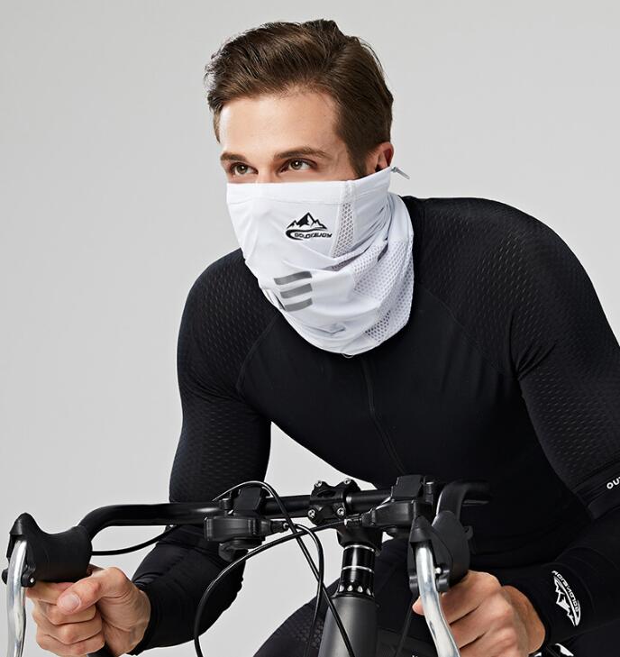 花粉 飛沫 冷感 ウイルス対策 日焼け防止 自転車 マスク フェイスマスク フェイスガード 帽子 登山
