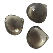 [スペシャルルース] 即納品 スモーキーシトリン/マロンカットパーツ/約9.2x8.7x4.2mm/3個セット