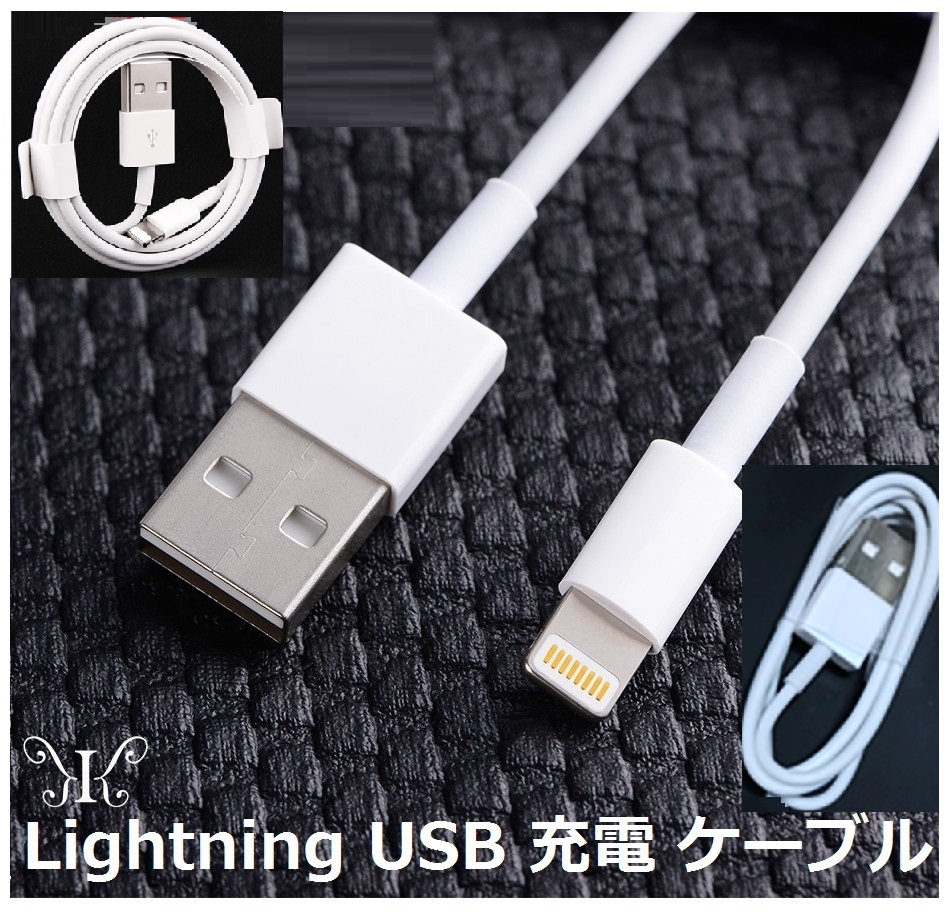 定形外 ライトニング 急速充電 データ転送 1m apple Lightning USB ケーブル在庫有 純正品質
