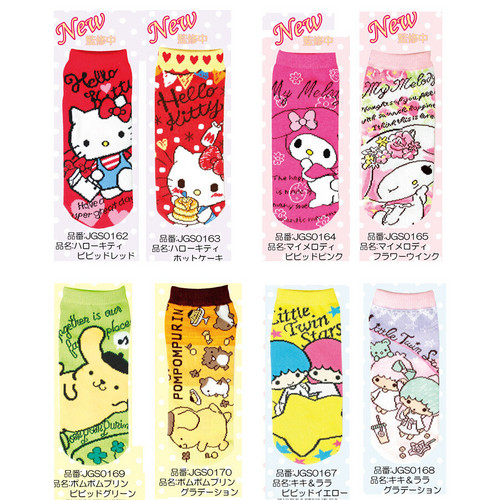 サンリオ キティ マイメロディ ポムポムプリン キキララ ソックス 靴下 レディース 雑貨 株式会社 エアープランツドリーム 問屋 仕入れ 卸 卸売の専門 仕入れならnetsea
