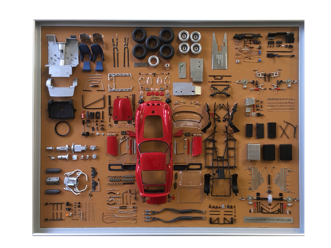 CMC/シーエムシー フェラーリ 250 GTO パーツディスプレイボード