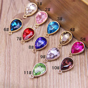 Diy素材 ドロップ型 イヤリングパーツ ピアスパーツ ペンダント ネックレスパーツ 手作り素材