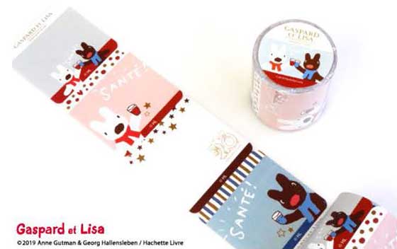 Kikka Gaspard et Lisa ロール付箋2種類【2019_7下旬発売】