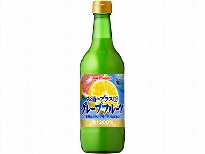 pokkasapporo ポッカサッポロ お酒にプラス グレープフルーツ 瓶 540ml x12 *