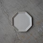 寿山窯 angle アングル 18.5cmプレート ホワイト[美濃焼]