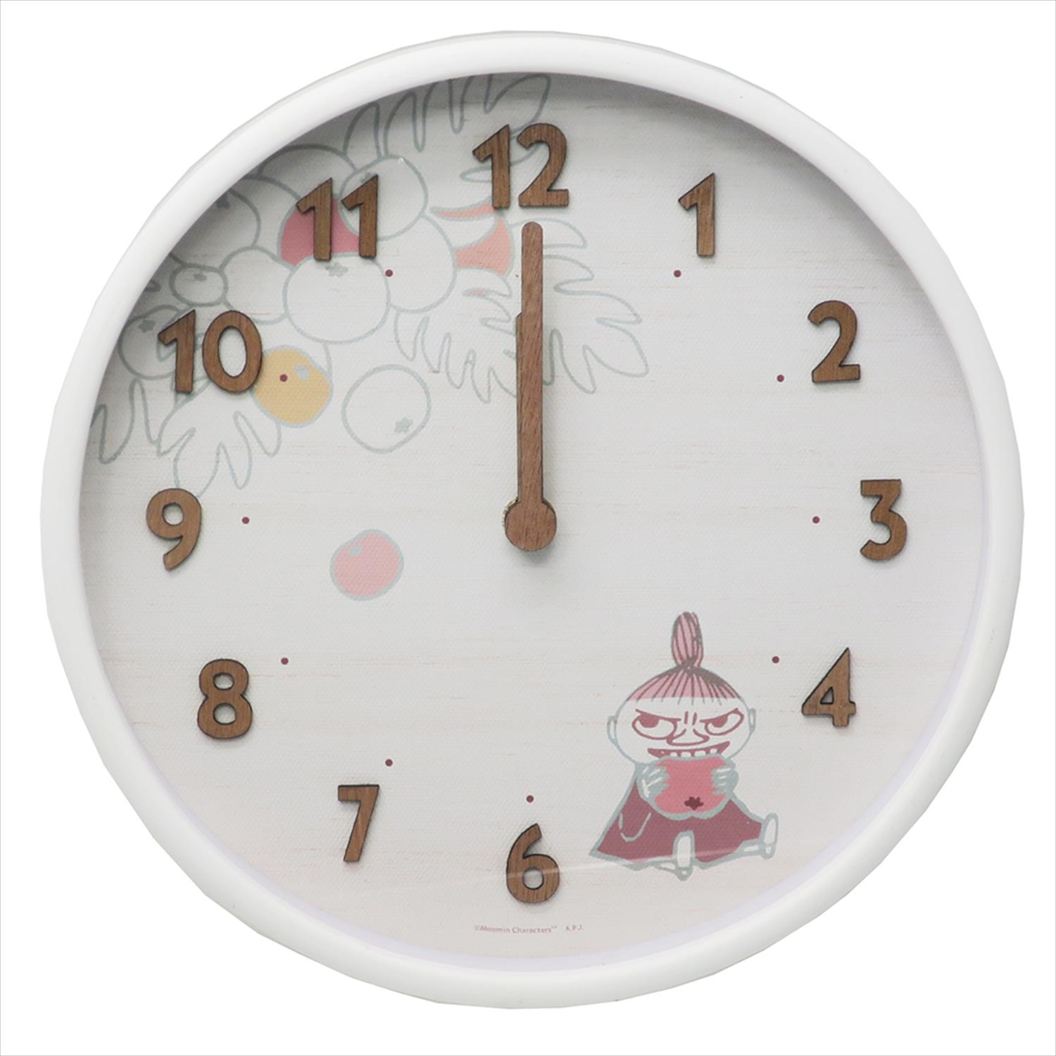 置き時計 壁掛け時計 ムーミン ウッドナンバークロック リトルミイ 雑貨 株式会社 ブライエンタープライズ 問屋 仕入れ 卸 卸売の専門 仕入れならnetsea