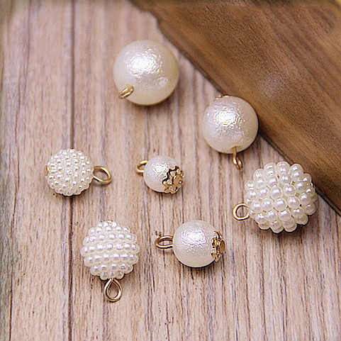 パールパーツ ピアスパーツ プレスレット部品 アクセサリーパーツ