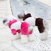 秋冬新作 ペット用品 犬猫の服 防寒 人気 ファッション 小中型犬服 犬猫洋服 ドッグウェア