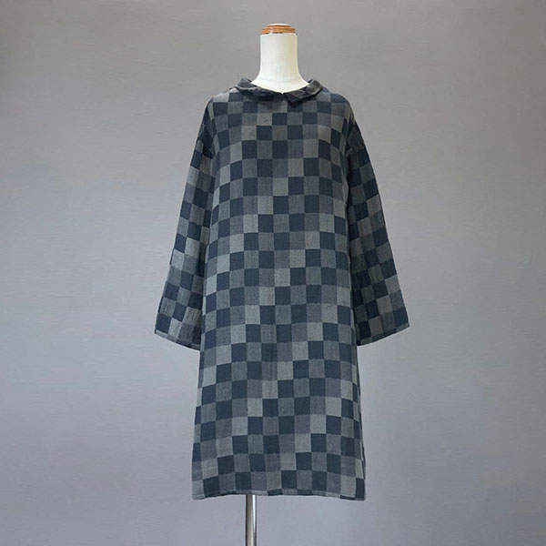 目玉商品 格子ジャカードチビエリバックオープンワンピース 19aw Vol 1 アパレル 株式会社 ケトレード 問屋 仕入れ 卸 卸売の専門 仕入れならnetsea