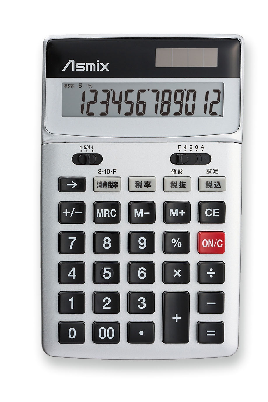 アスカ　消費税電卓 チルト C1236S