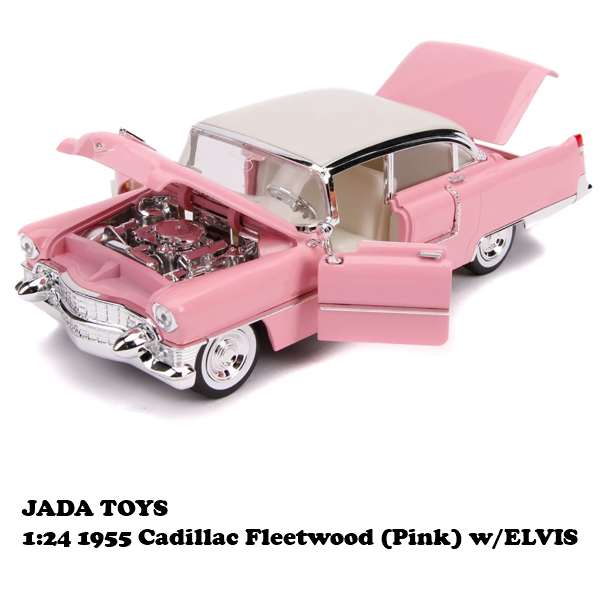 1:24 ELVIS PRESLEY 1955 CADILLAC FLEETWOOD w/ELVIS 【エルヴィス