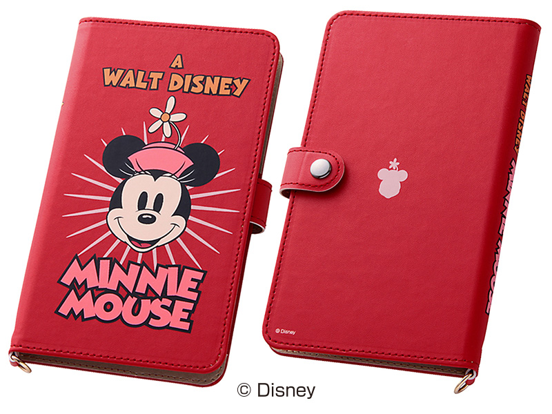 【Disney】スマホケースマルチタイプ アニメーションスタイル ミニーマウス
