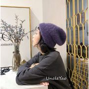 秋冬　防寒　帽子　ニット　レディース　オシャレ　韓国　ファッション