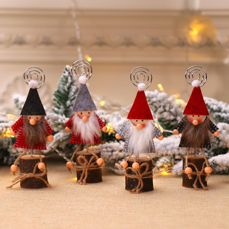 クリスマス飾り 名刺ホルダー カードホルダー おもちゃ Christmas用品 卓上 ショーウインドー インテリア