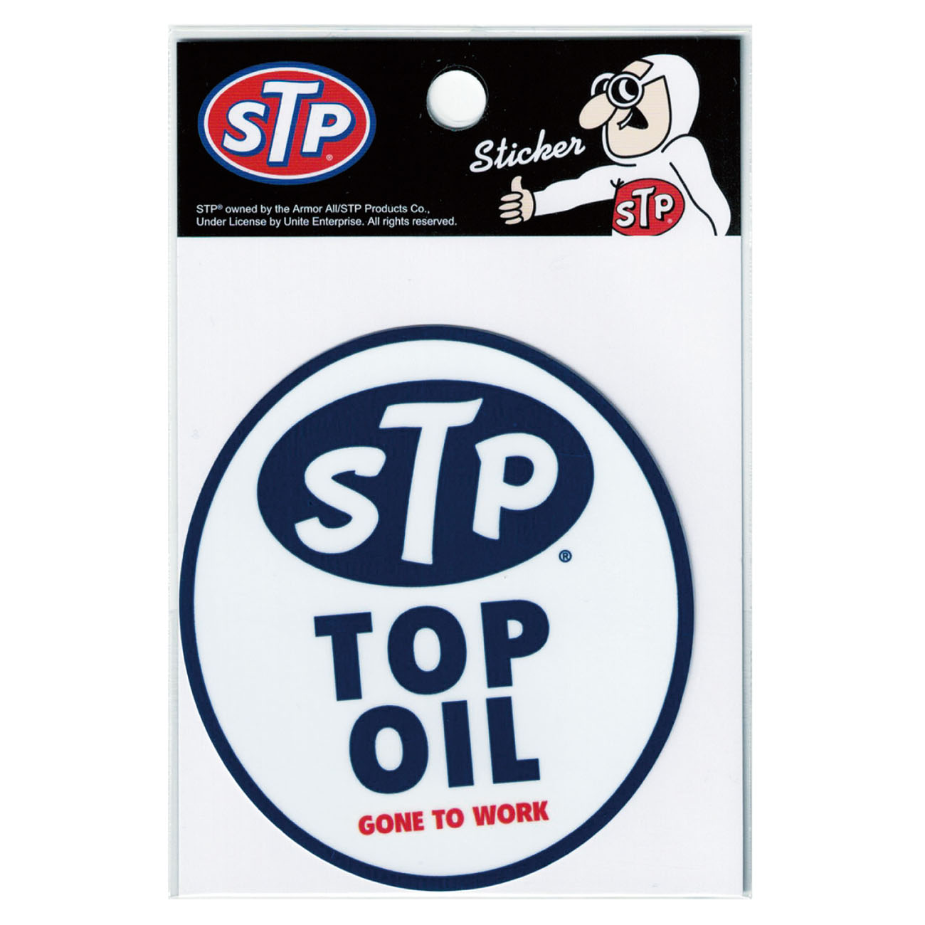 STICKER【STP TOP OIL】ステッカー