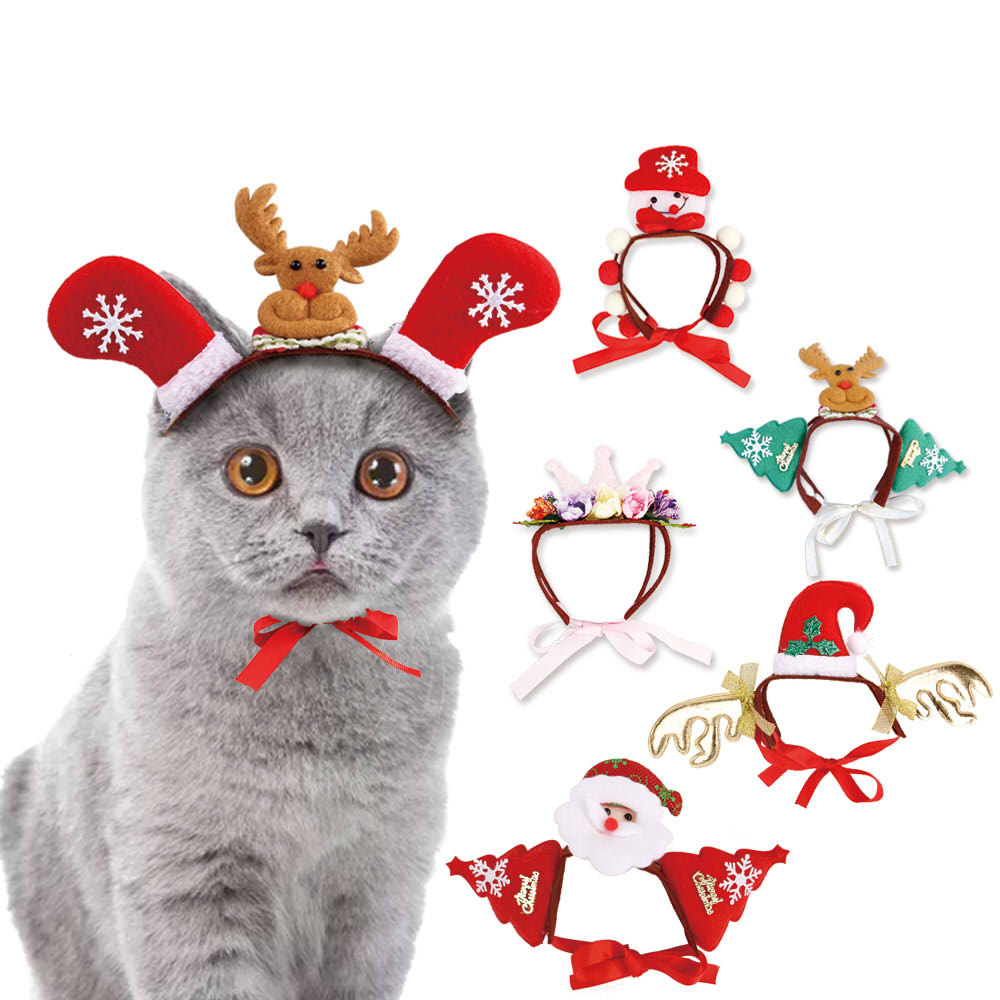 新作 クリスマス　年賀状用のお写真に　帽子　ペット雑貨 可愛い　ペット用品