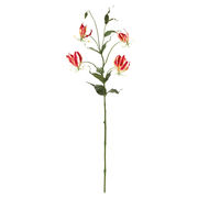 MAGIQ　フォンダグロリオサ　レッド　アーティフィシャルフラワー　造花　お正月　グロリオサ