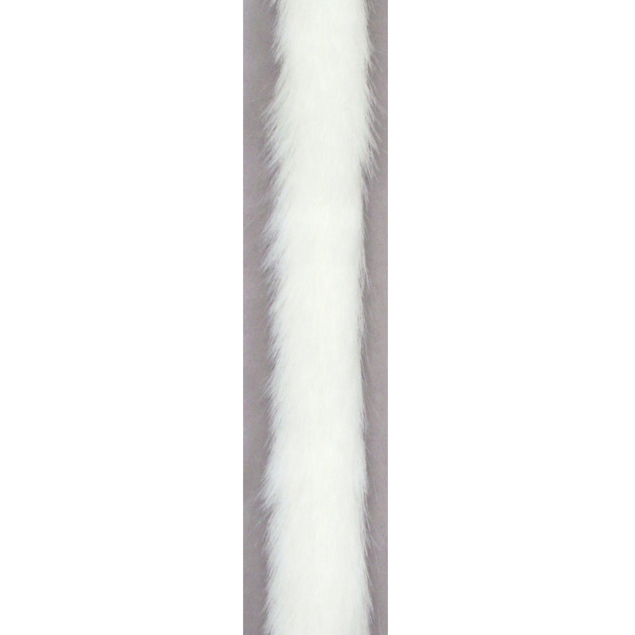 木馬リボン　フェイクファーテープ　15mm　ホワイト　包装資材　1巻(2m)　