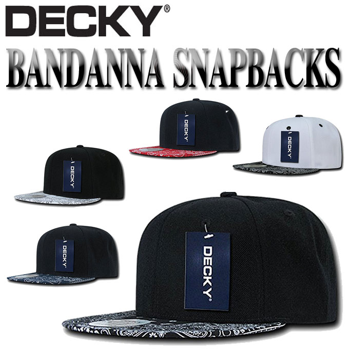 DECKY 1093-Bandanna Snapbacks  15473